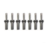 Lot de 7 cales de séparation de pierre de 2,4 cm, outils à main robustes pour béton et maçonnerie avec cales à plumes de 14 mm