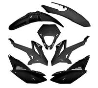 Lot de 7 carrosserie carénage P2R Beta 50 Rr 2012 Noir TU