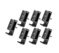 Lot de 7 clips d'installation polyvalents pour armoire de menuiserie de 15 à 20 mm avec boucles