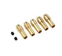 Lot de 7 colliers de serrage pour mini perceuse avec douilles de 0,5 mm, 1,0 mm, 1,5 mm, 2,5 mm, 3 mm, tige de 2 mm et clé hexagonale pour petits mandrins de perceuse