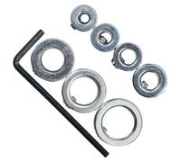 Lot De 7 Colliers Limiteurs Profondeur Réglables En Bois Et Plastique Contrôleur Pour Forets 3 À 12 Mm Outil Bouchon Trou Plusieurs Tailles Accessoires Contrôle Profondeur À