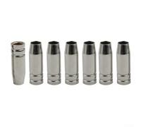 Lot de 7 coupelles de bouclier de buse à gaz avec design conique pour torche 15AK, compatibles avec MIG et MAG, construction en métal pour une utilisation constante