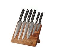 Lot de 7 couteaux de cuisine en inox noir D Björn