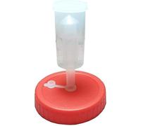 Lot de 7 couvercles de fermentation en plastique pour bocaux à large ouverture, couvercles de bocaux de fermentation avec anneau en silicone kit de fermentation pour légumes,choucroute,kimchi (rouge)