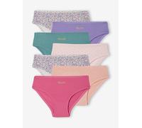 Lot de 7 culottes assorties fille fuchsia 3A