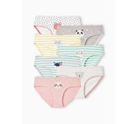 Lot de 7 culottes fille animaux lot assorti couleurs 6A