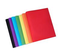 Lot de 7 dossiers colorés imperméables en papier texturé pour documents adaptés pour une utilisation scolaire