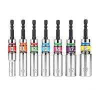 Lot de 7 douilles à choc de 14 mm pour minimiser les dommages aux coins de l'écrou lors d'une utilisation répétée