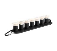 Lot de 7 embouts de buse de nettoyeur haute pression avec support pour 4 000 psi, compatibles avec la plupart des modèles, prend en charge diverses tâches de nettoyage autour de la maison et de la