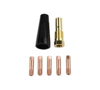 Lot de 7 embouts de buse de soudage Mig pour soudeur Century Fc90 Fluxcored K34931 - Embouts de contact en laiton de 0,8 mm avec couvercle de protection et tige de connexion