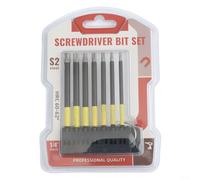 Lot de 7 embouts de tournevis magnétiques de 100 mm avec porte-embout W, y compris pour embouts Torx à T40 pour travaux de réparation et d'assemblage généraux