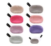 Lot de 7 éponges nettoyantes double face pour le visage, lingettes démaquillantes lavables, tampons de coton réutilisables, tampons démaquillants, tampons de coton réutilisables et lavables