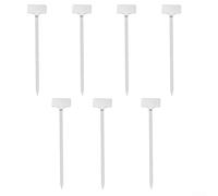 Lot de 7 étiquettes de plantes en acier inoxydable 304 pour étiqueter les cultures de jardin, les fleurs, les herbes et les plantes indigènes dans toutes les zones climatiques