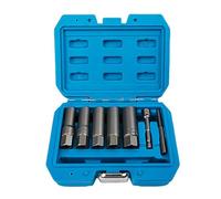 Lot de 7 extracteurs de boulons/écrous usés pour retirer les écrous de roue cassés, endommagés, gelés