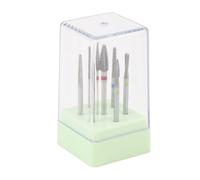 Lot de 7 forets à ongles en carbure de tungstène - Outils de manucure pour perceuse à ongles électrique - Idéal pour les conseils et embouts de forets à ongles