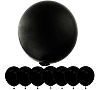 Lot de 7 grands ballons géants en latex - 90 cm - Ronds - À l'hélium - Pour décoration de fête, mariage, Noël, anniversaire, festival