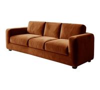 Lot de 7 housses de canapé Chesterfield en velours extensible de luxe avec coussin et protection pour repose-pieds, résistante aux animaux domestiques, facile d'entretien, café rouge élégant