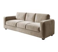 Lot de 7 housses de protection luxueuses en velours extensible pour canapé Chesterfield avec coussin et repose-pieds, idéal pour les chiens, taupe élégante pour une protection ultime