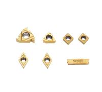 Lot de 7 inserts en carbure pour barre d'alésage de tour de 12 mm