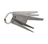 Lot de 7 jauges coniques en acier inoxydable - Jauge d'épaisseur de poche avec règles coniques de 7,5 mm (-5 mm, ,5 - 5,5 mm, 2 - 6 mm, 2,5 - 6,5 mm, 6 mm