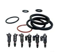 Lot de 7 joints d'étanchéité arrière SRAM pour RockShox Super Deluxe pour joints toriques en caoutchouc Monarch - Protection contre la poussière et la boue - Réparation d'amortissement