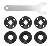 Lot de 7 kits d'écrous à bride coudée avec ride 5/8-11 filetage en métal pour meuleuses