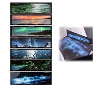 Lot de 7 Marque-Pages pour Livre | Paysages de Nature | Accessoire de Lecture et Idée Cadeau Personnalisé Utile Femmes