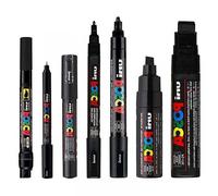 Lot De 7 Marqueurs Posca Noir