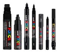 Lot De 7 Marqueurs Posca Noir