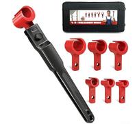 Lot de 7 outils de dégagement de charnière fiables pour une utilisation dans les projets de bricolage et les travaux d'entrepreneurs agréés, y compris la finition d'armoires et la suspension de porte