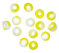 Lot de 7 Paires de Coussinets de Remplacement en Silicone pour écouteurs - XcessorCompatible avec la majorité des Marques d'écouteurs -Taille M -Jaune