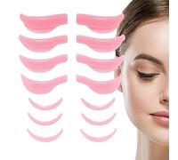 Lot de 7 paires d'extensions de cils réutilisables en silicone pour soulever des cils