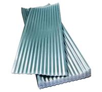 Lot de 7 panneaux de toit en polycarbonate transparent de 1 mm - Feuilles ondulées prédécoupées - 88,9 x 231,1 cm - Solution de toiture résistante aux intempéries pour la maison, le garage, l'abri de