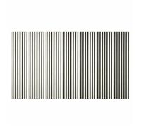 Lot de 7 panneaux muraux à tasseaux bois - DECOON - 120 x 30 x 1,9 cm - Tête de lit - Lamelles décor marbre blanc - 2,52 m²