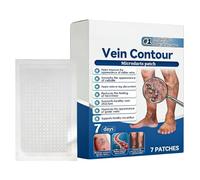 Lot de 7 patchs apaisants pour les jambes, tampons lissants rafraîchissants avec effet rafraîchissant, patch de soin aux , soulagement du corps avec design doux, produit bien-être pour une