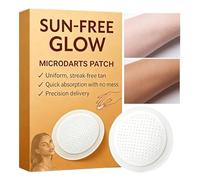 Lot de 7 patchs bronzants sans Glow pour le visage et le corps - Pour femmes et hommes - Pour les types de peau - Radieuse longue durée