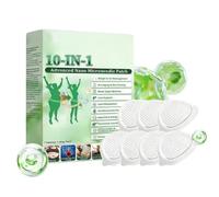 Lot de 7 patchs minceurs à micro-aiguilles pour femme - Autocollant doux et respirant - Pour perte de poids - Affichage des soins de la peau - Catégorie Patch de beauté avec application facile