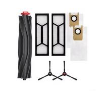 Lot de 7 pièces de rechange pour Eufy S1 Pro pour omni Kit avec brosse à rouleau principale, brosses latérales, filtre HEPA, sacs à poussière