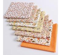 Lot de 7 pièces de tissu en coton pour couture, matelassage, housses de coussin, patchwork et décoration d'intérieur (1#)