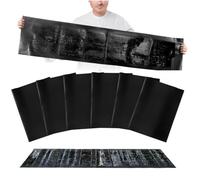 Lot de 7 pièges adhésifs de 120 cm x 28 cm - Ruban adhésif extra fort | Piège à gratter de cuisine pour intérieur et extérieur, cuisine, jardin, maison, bureau