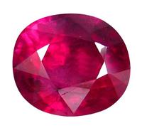 Lot de 7 pierres précieuses Ratti de qualité supérieure - Mines anciennes de Birmanie - Rubin Manik certifié par Lab - B085LFDZ-01