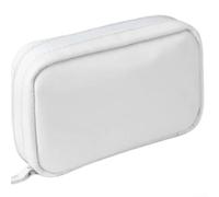 Lot de 7 piluliers portables avec fermeture éclair à code couleur (gris | 7 fermetures éclair à code couleur, transparent pour les fenêtres, visibilité rapide, tri quotidien, accès organisé
