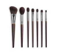 Lot de 7 pinceaux de maquillage professionnels en poils de chèvre naturels pour brocha maquillaje pedzle do makijazu estompage pinceau ombreur