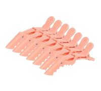 Lot de 7 pinces à cheveux neutres à double charnière pour, parfaites pour le coiffage et l ' utilisation en salon, pinces de coiffure professionnelles