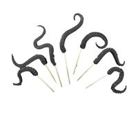 Lot de 7 piquets décoratifs de jardin avec 7 tentacules de monstres marins amusants pour Halloween - Décoration de jardin pour décoration de