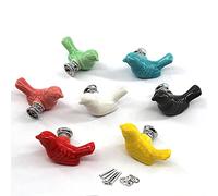 Lot de 7 poignées de porte en céramique pour chambre d'enfant