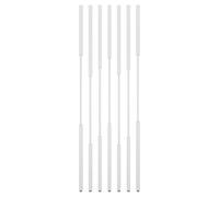 Lot de 7 poteaux de séparation du sol au plafond, cloisons murales modernes pour entrée, balcon et espaces commerciaux