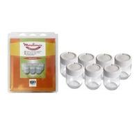 Lot de 7 pots yaourtière Moulinex - Blanc - Accessoires pour Yahourtière