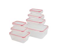 Classbach® Ensemble 7 boîtes plastique hermétiques, pour repas, préparation, conservation, lave-vaisselle, micro-ondes, congélateur - C-FHD 4008 K