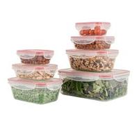 Classbach® Ensemble 7 boîtes plastique hermétiques, pour repas, préparation, conservation, lave-vaisselle, micro-ondes, congélateur - C-FHD 4008 K